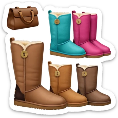 10 ugg innovativi + borse abbinate con i colori trend moda sticker