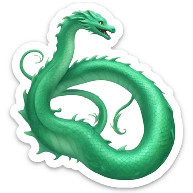Christian Mythical serpent leviathan in 🌊  sticker