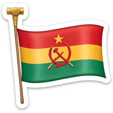 emoji flag of Transnistria sticker