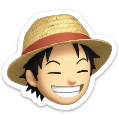luffy laughing sticker
