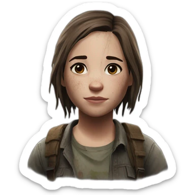 ellie the last of us sticker