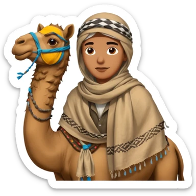 Desert Nomad Traveler sticker