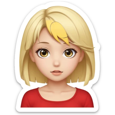 ANIME BLODE GIRL SEXY HOT sticker