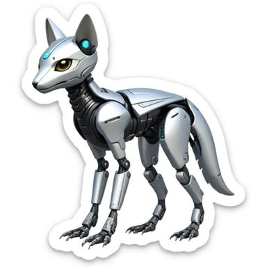 Modern Futuristic Cyborg-Vernid-Trico-species by LiLaiRa full body sticker