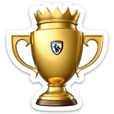 premier league trophy sticker