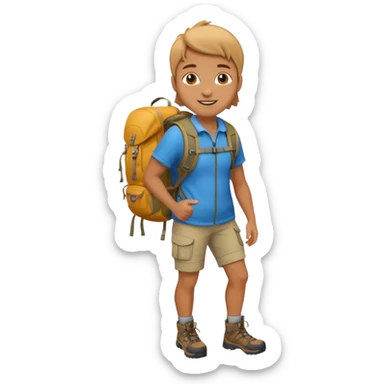 camper hero sticker