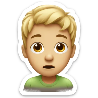 CONFUSED BOY sticker