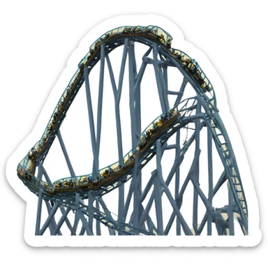 Roller coasters  sticker