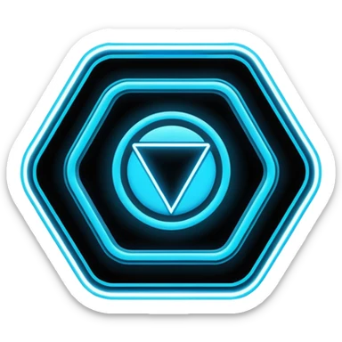 Create an image for VIBE25-04 80's retro Halloween Tron  sticker