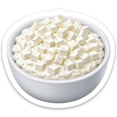 cottage cheese sticker