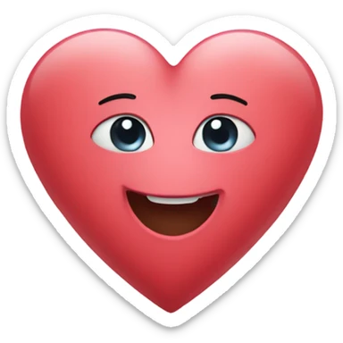 love heart sticker