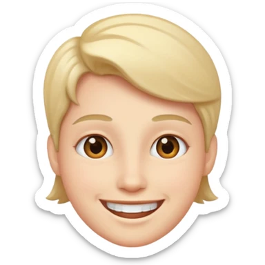 Patting self on back  sticker