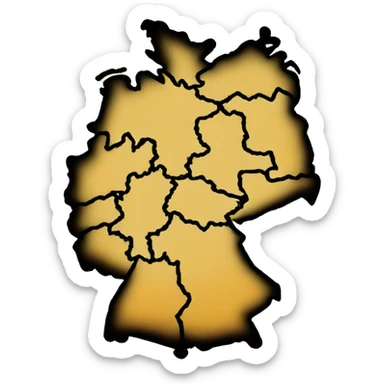 germany map sticker