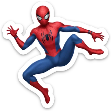 Spiderman full body all reactions sticker