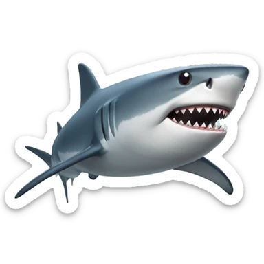 Shark sticker