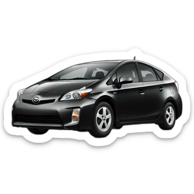 Black toyota prius sticker