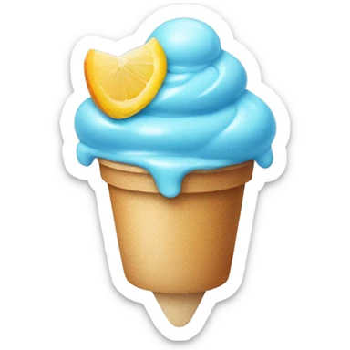 blue sorbet sticker