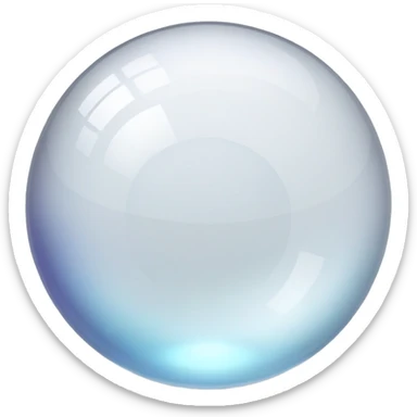 crystal ball sticker
