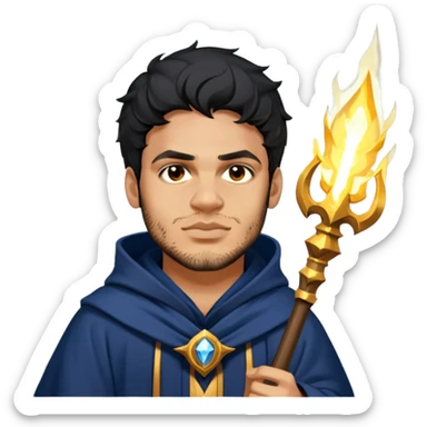 Stormcaller Wizard sticker