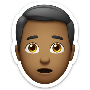 The gesture of holding hands on either side of the face often indicates surprise, disbelief, or shock. It’s a common expression used to convey being overwhelmed or astonished by something.

 sticker