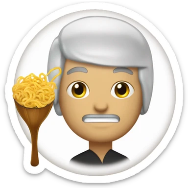 Kreiere mir eine Schüssel mit leckeren Ramen  sticker