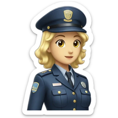 officer jenny pokemon sticker