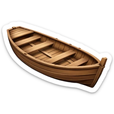 brown Boat Ride  sticker