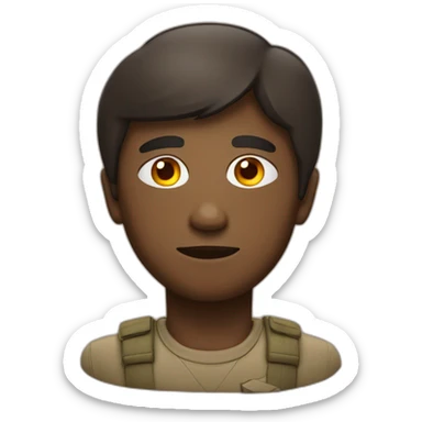 homme fatigué yeux rouges sticker