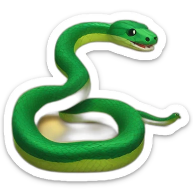 Snake in the forest in portugal sticker