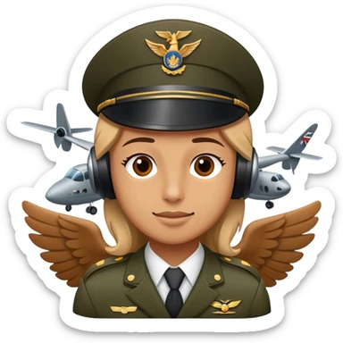 Me flying to London  sticker