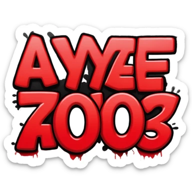AYEE AYEEE AYO 67 sticker