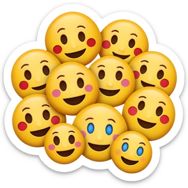 3D glossy emoji sticker, ultra clean cutout, sharp edges, high detail, soft studio lighting, vibrant colors, no background scene, centered composition, 1:1, seamless loop animation, no camera movement sticker