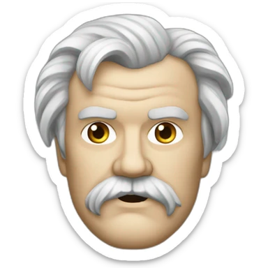 Nietzsche, white hairs sticker
