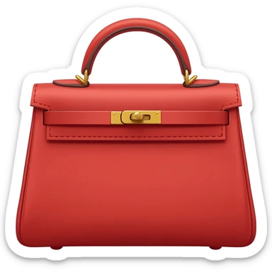 red matte kelly hermes bag sticker