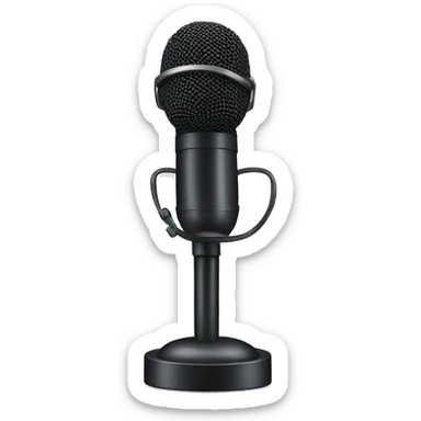 SPEAKER WITH A MICROPHONE sticker