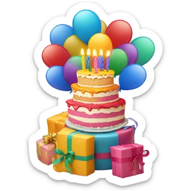 BIRTHDAY sticker
