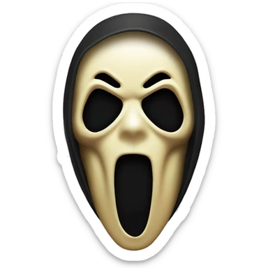 Ghostface von scream  sticker