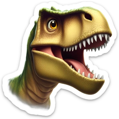 tyrannosaurus frontal emoji sticker
