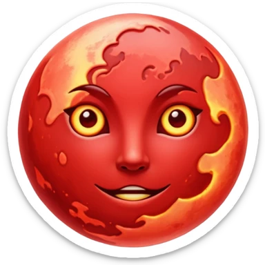 Blood Moon sticker