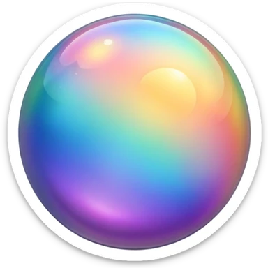 single bubble sticker