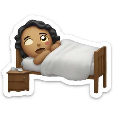 Go to bed sticker