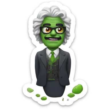 Old Gregg wearing tutu sticker