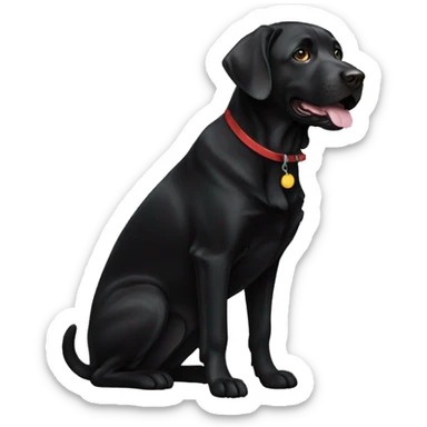 black labrador sticker