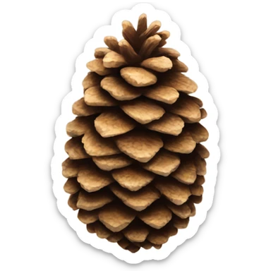 pine cone sticker