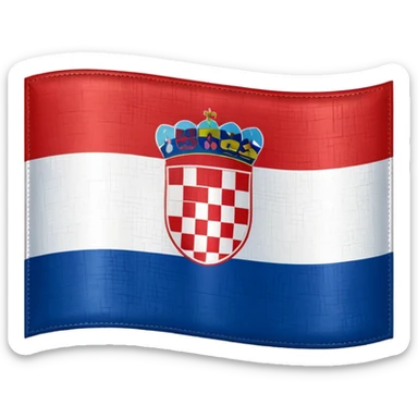 Flag of Croatia sticker