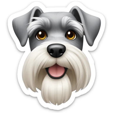miniature schnauzer  sticker