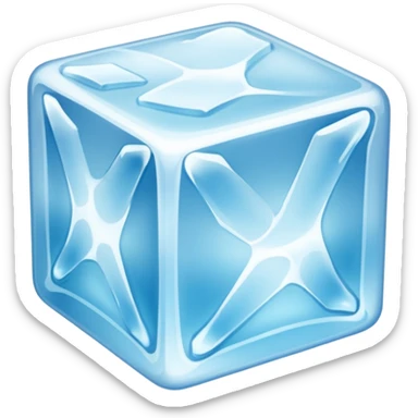 Break the ice sticker