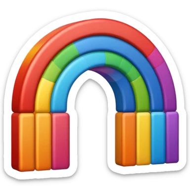 Hearth Raiwnbow sticker