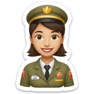 fast food restaurant cashier sticker