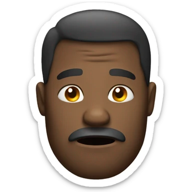 man very tired sticker